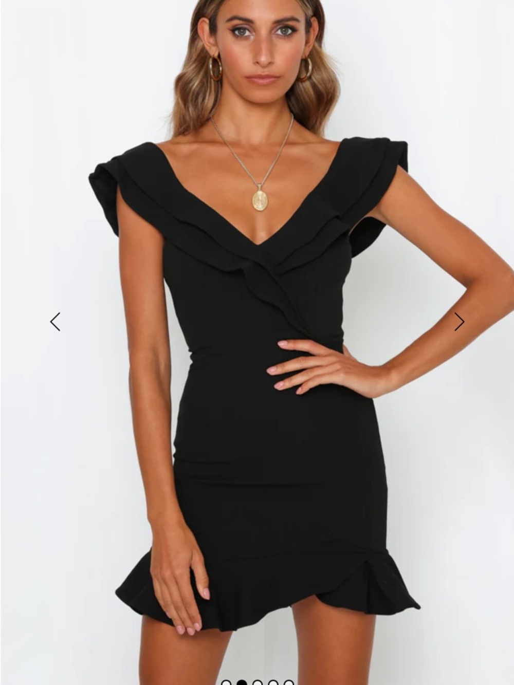 Hello Molly Carrying Your Love Dress Black